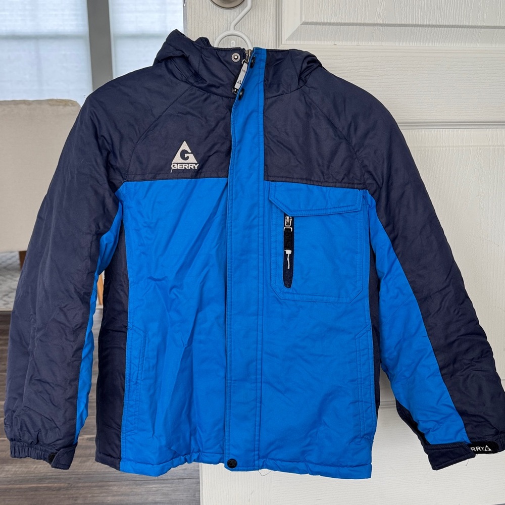 Boys Gerry Blue Winter Coat Size 10-12